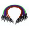 KIT 5 cabos para Synth - Capetinha P2 (TS) - P2 (TS)